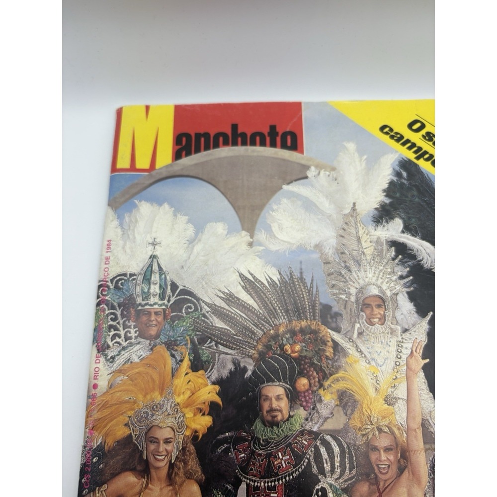 2 Manchete Magazine Brazil 1984 Carnaval Rio de Janeiro Vintage Brazilian Lot - Picture 8 of 11